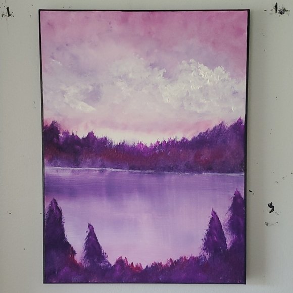 Other - "Lake of Lavender" Original Art